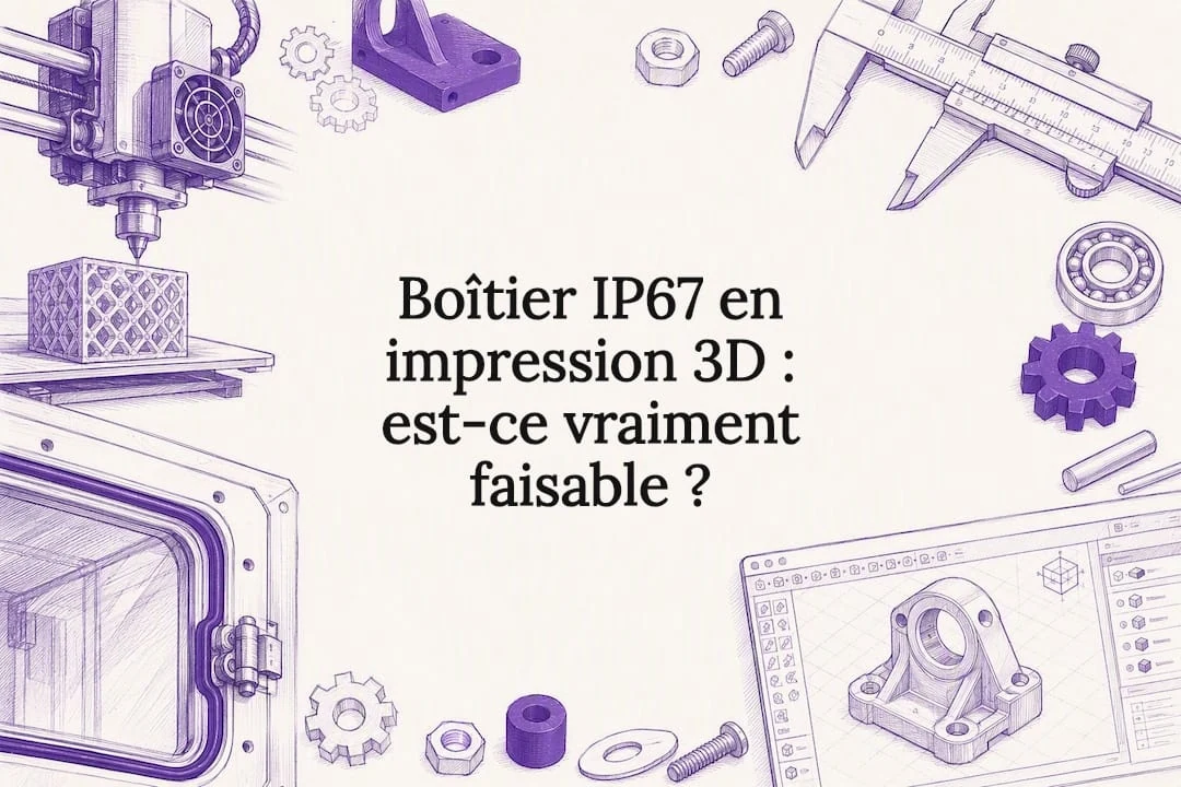 Boîtier IP67 en impression 3D : est-ce vraiment faisable ?