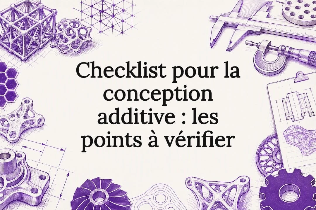 Checklist pour la conception additive : les points à vérifier