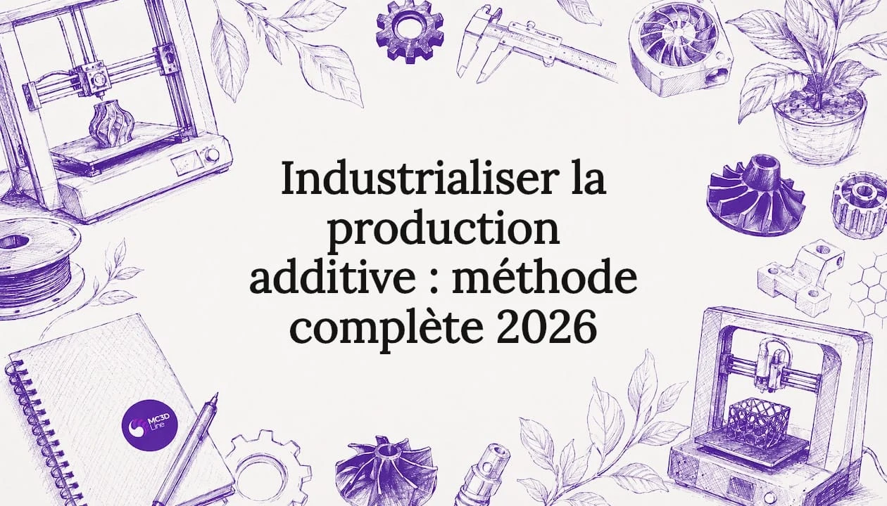 Industrialiser la production additive : méthode complète 2026