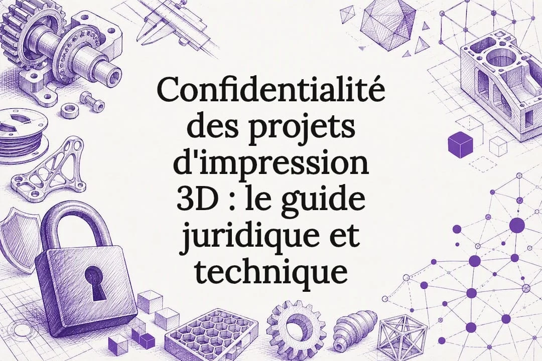 Confidentialité des projets d'impression 3D : le guide juridique et technique