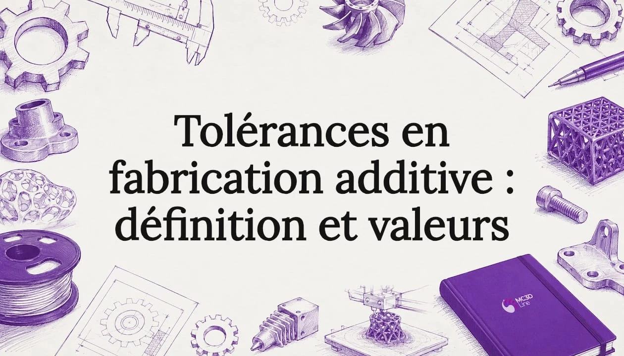 Tolérances en fabrication additive : définition et valeurs