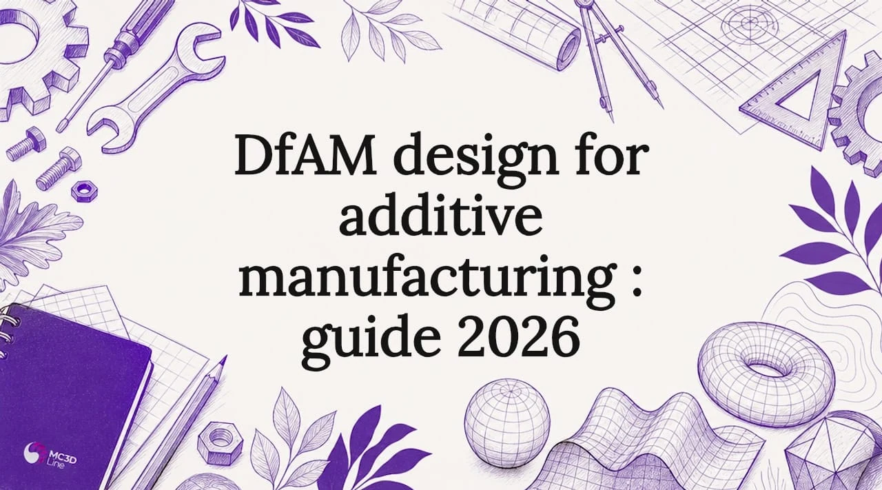 DfAM design for additive manufacturing : guide 2026