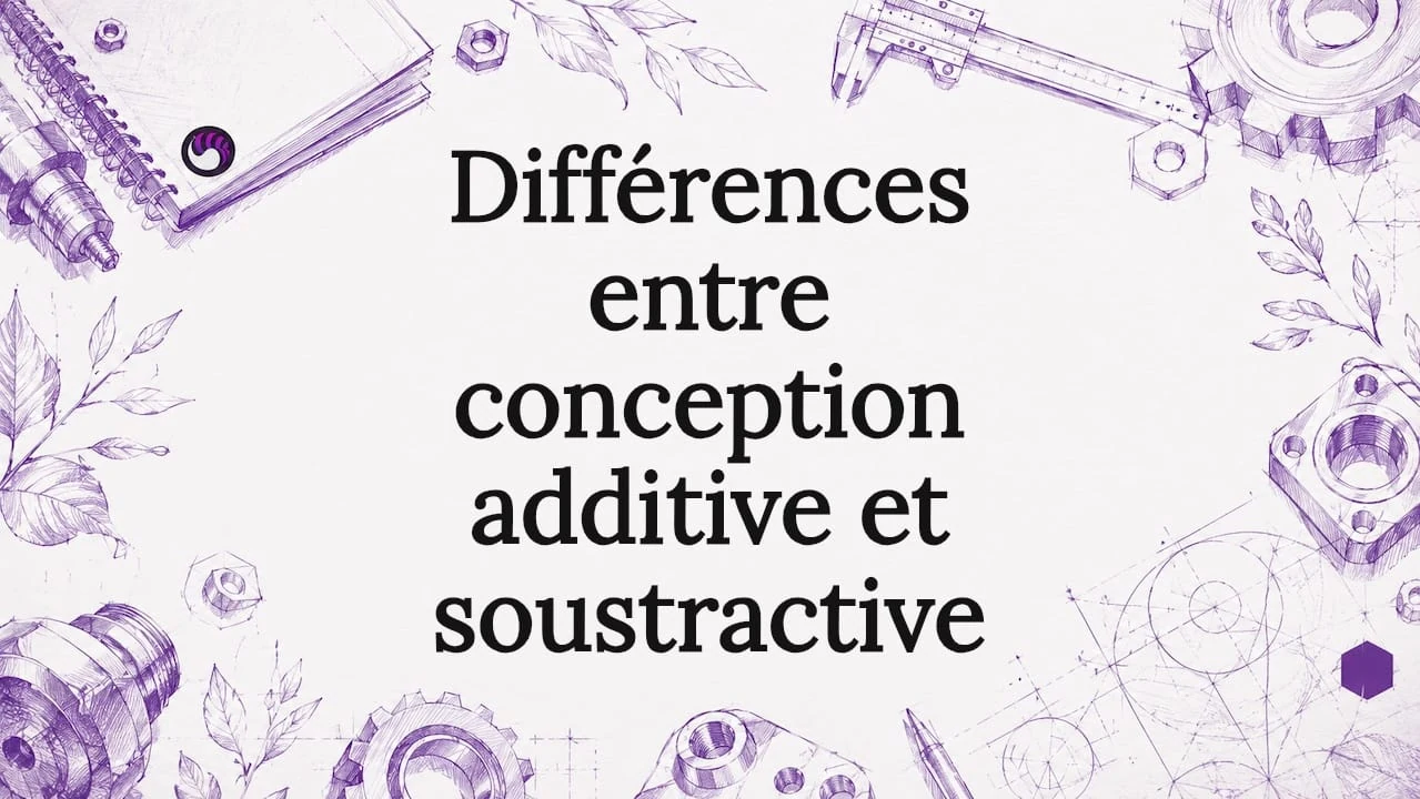 Différences entre conception additive et soustractive