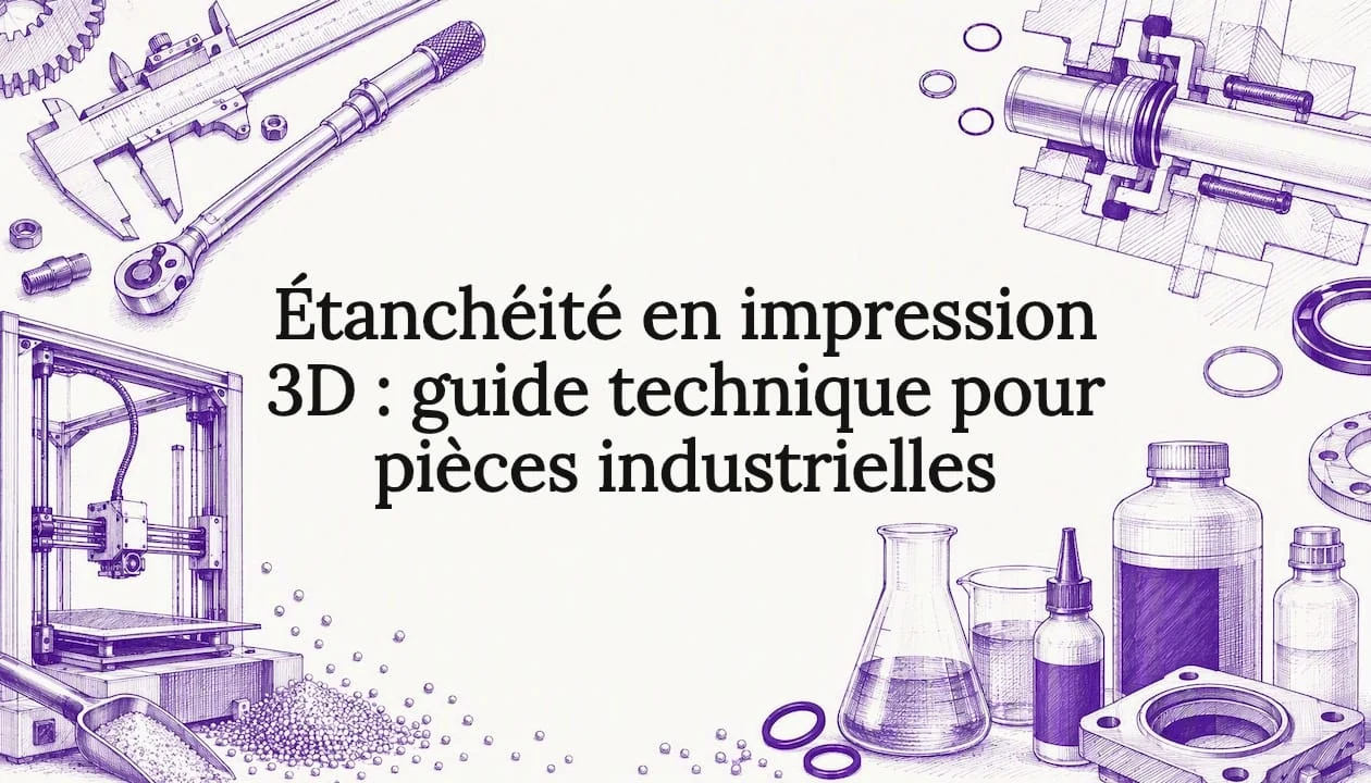 Étanchéité en impression 3D : guide technique pour pièces industrielles