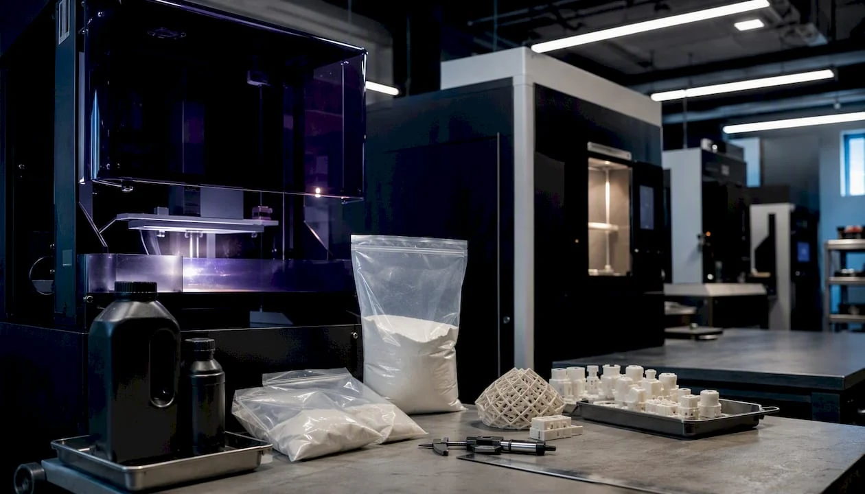 Imprimantes 3D SLA et SLS en pleine utilisation