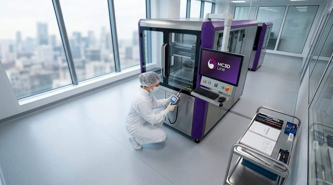 Maîtrise de la contamination particulaire en salle blanche dédiée à la fabrication additive