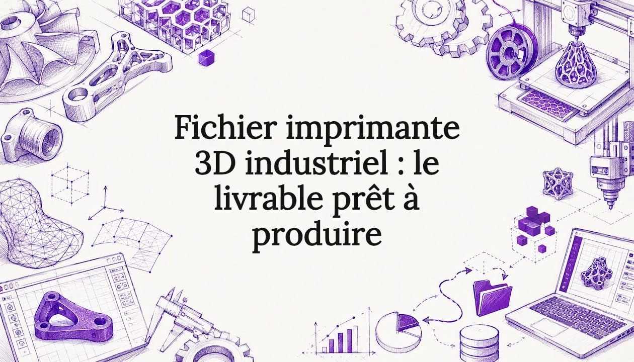 Fichier imprimante 3D industriel : le livrable prêt à produire