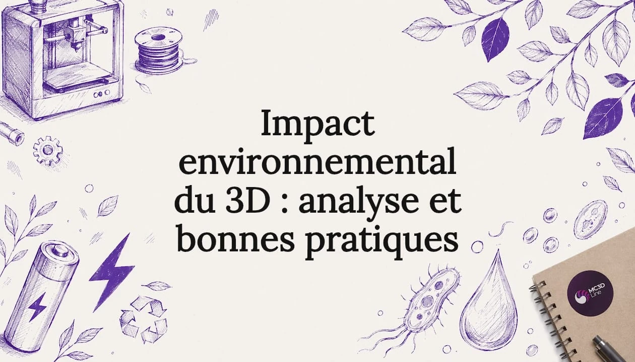 Impact environnemental du 3D : analyse et bonnes pratiques