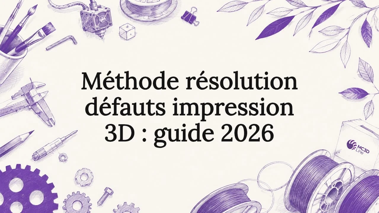 Méthode résolution défauts impression 3D : guide 2026