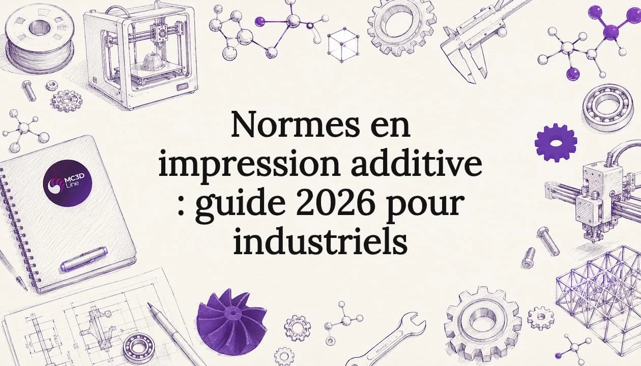 Normes en impression additive : guide 2026 pour industriels