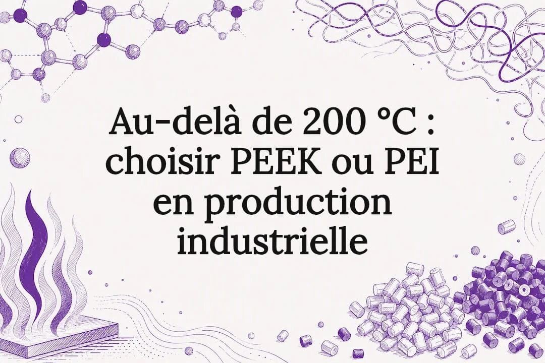 Au-delà de 200 °C : choisir PEEK ou PEI en production industrielle