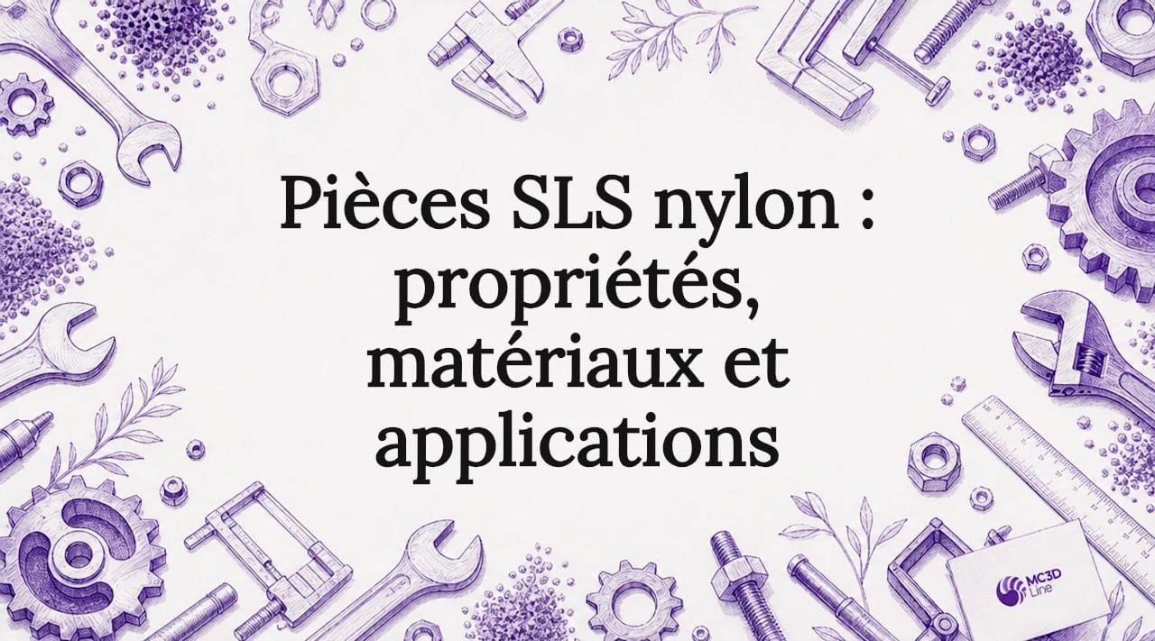 Pièces SLS nylon : propriétés, matériaux et applications