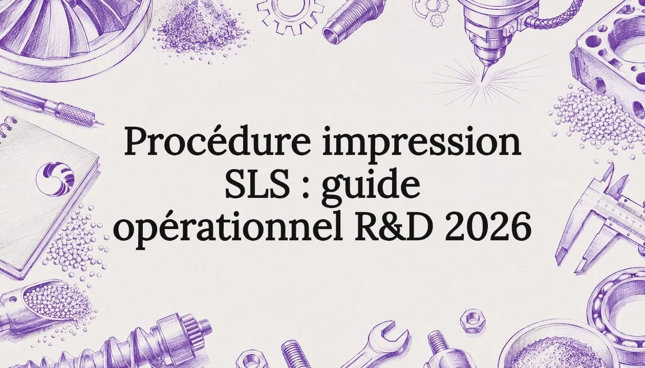 Procédure impression SLS : guide opérationnel R&D 2026