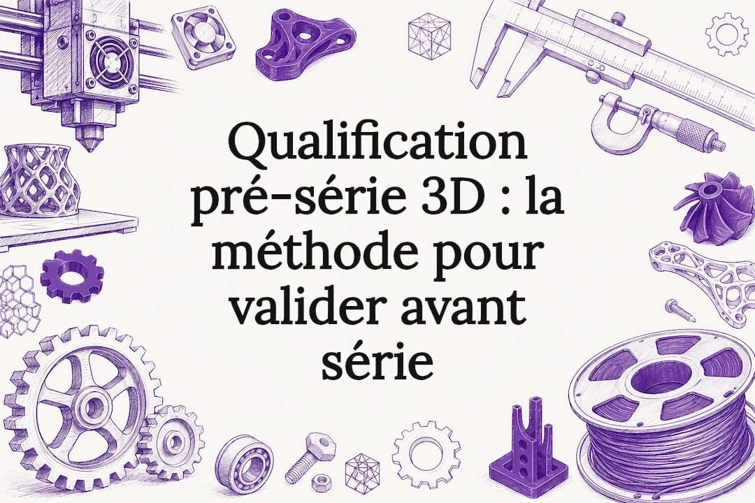 Qualification pré-série 3D : la méthode pour valider avant série