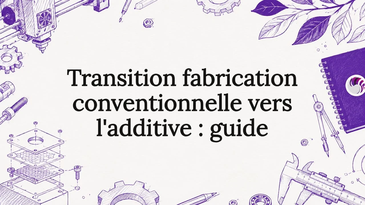 Transition fabrication conventionnelle vers l'additive : guide