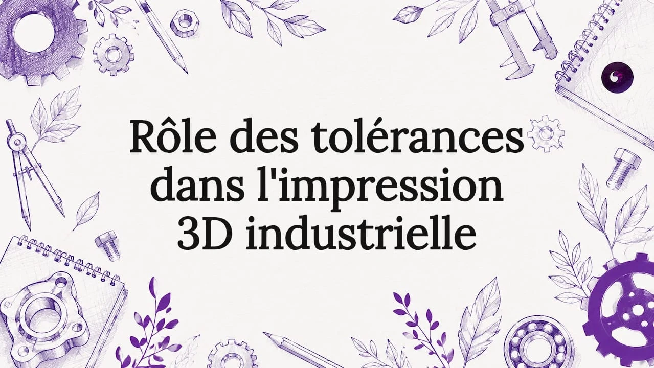 Rôle des tolérances dans l'impression 3D industrielle