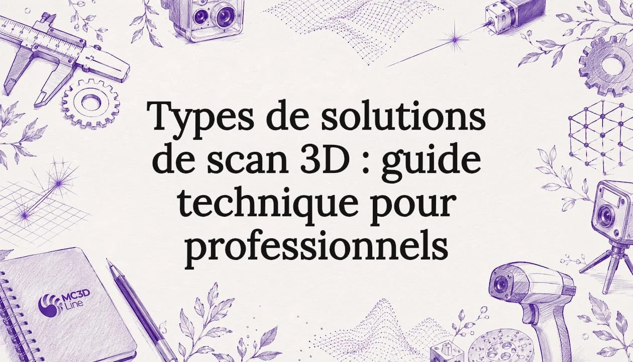Types de solutions de scan 3D : guide technique pour professionnels