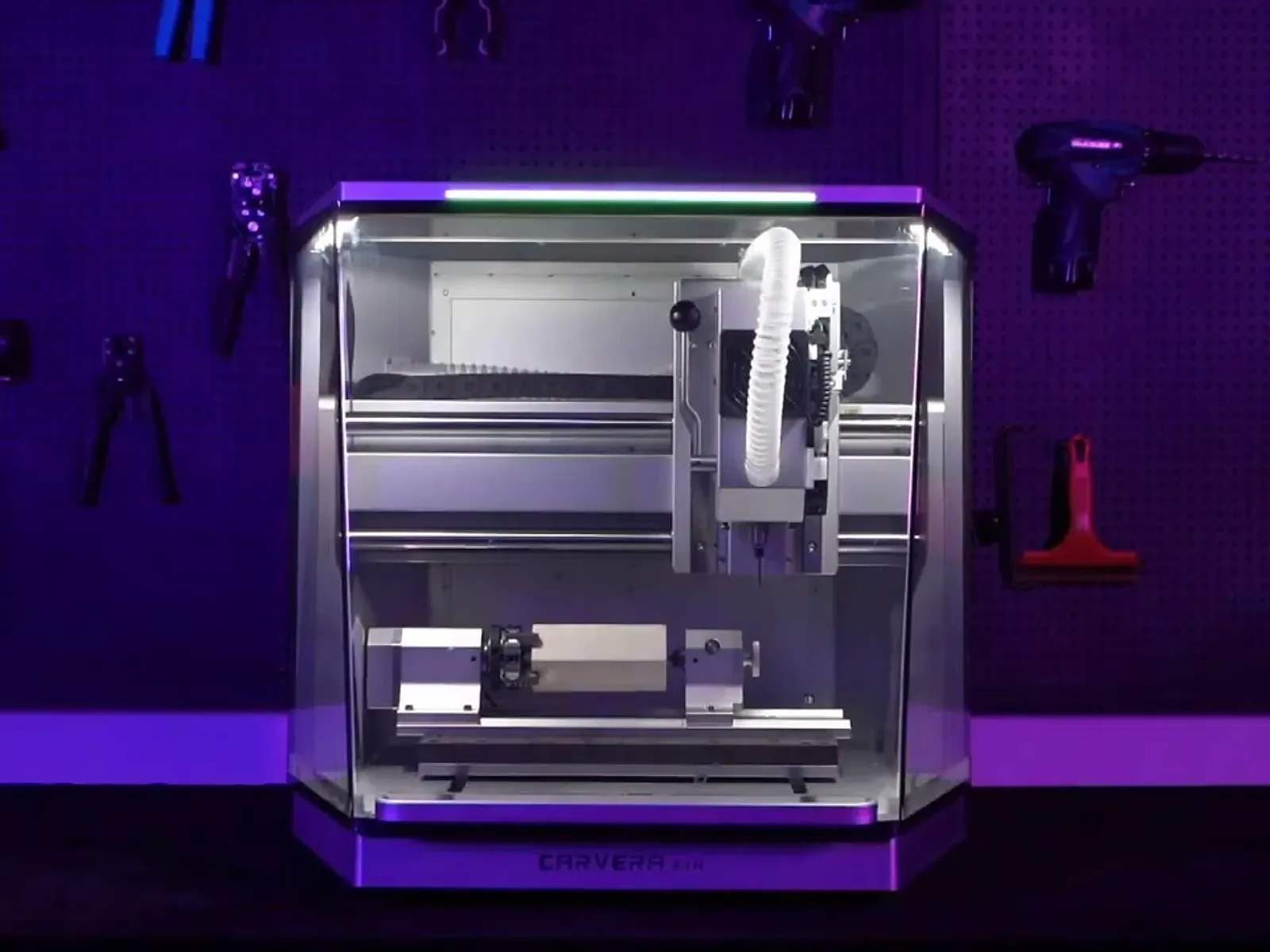 Fraiseuse CNC 4 axes de l'atelier MC3D Line