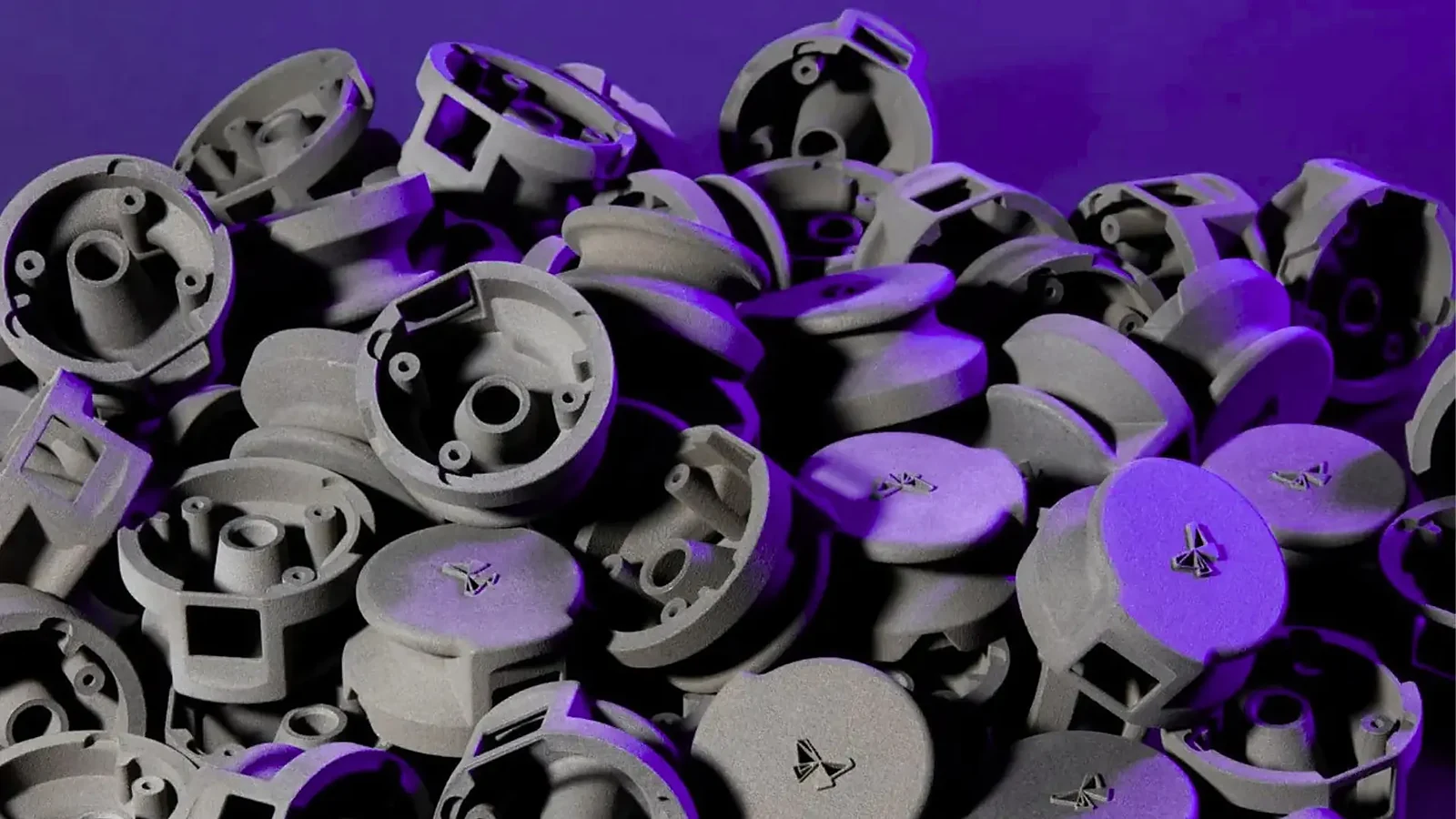 Itérations de pièces prototypes imprimées en 3D SLS PA12