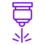 Illustration technologie d'impression frittage s&eacute;lectif SLS