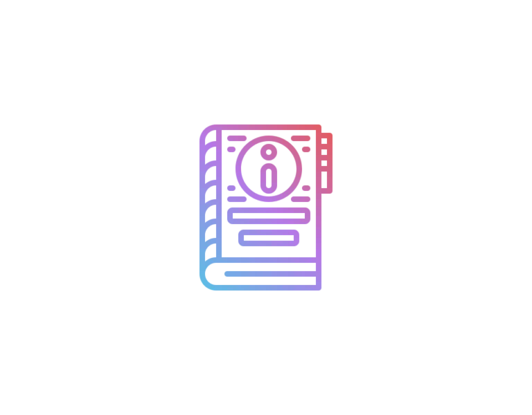 Livre avec symbole I stylisé