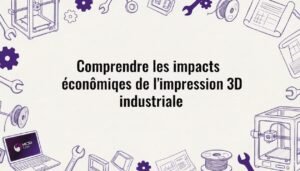 Visuel décoratif pour la page de titre – impression 3D à usage industriel